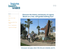 Tablet Screenshot of lagunabeachwalks.com